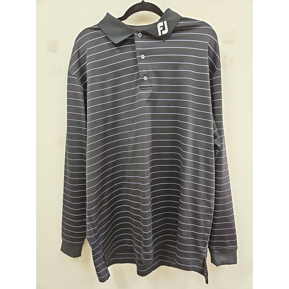 FootJoy Men's Long Sleeve Golf Polo Shirt
